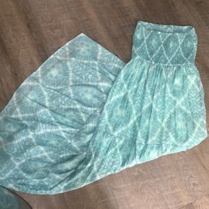 Maurices strapless maxi dress